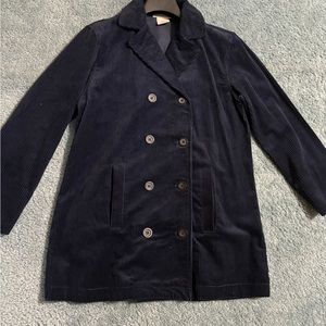 Beautiful Wide Whale Navy Corduroy Jacket